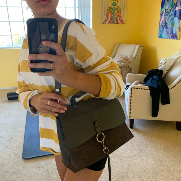 Rebeca Minkoff Keith Leather & Suede Shoulder Bag - Picture 5 of 7